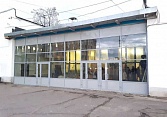 Алюминиевый фасад на автовокзале в Выборге