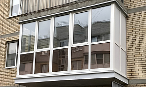 Остекление и отделка балкона, Шушары, Микрорайон Славянка.