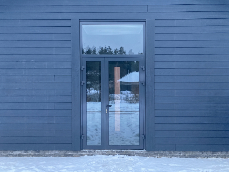 Входная алюминиевая дверь, Шувалово